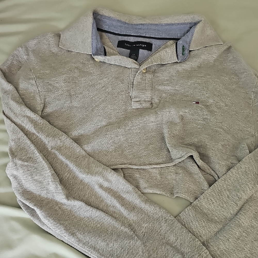 Tommy Hilfiger Light Gray Polo Shirt